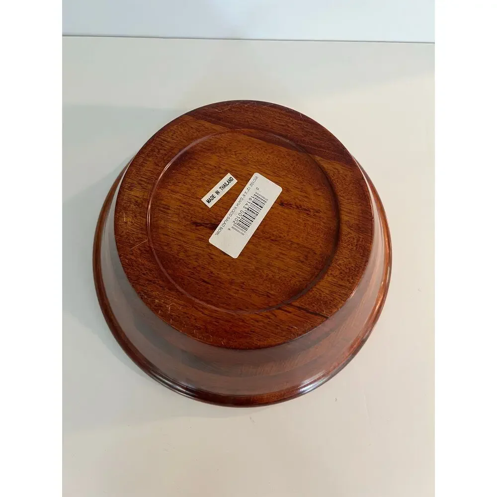 New Dark Wood Salad Bowl JL